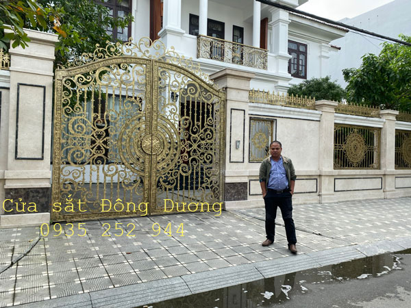 Cổng sắt CNC đẹp Đà Nẵng