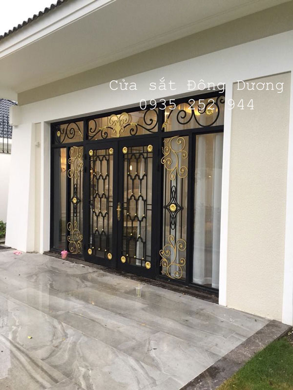 Cửa sắt đẹp tại Hội An, làm cửa sắt mỹ thuật UY TÍN, GIÁ RẺ