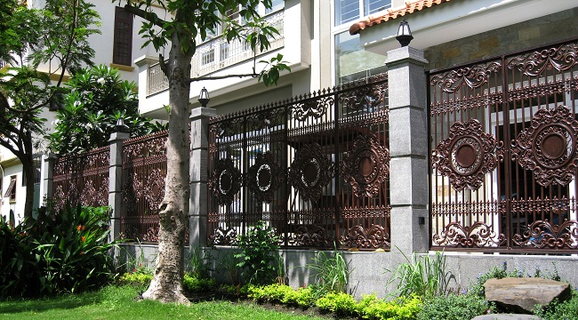 Hàng rào sắt nghệ thuật Đà Nẵng