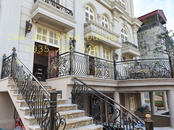 Lan can sắt mỹ thuật đẹp Đà Nẵng