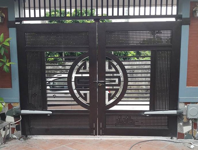 Lắp đặt cửa cổng tự động đẹp tại Đà Nẵng