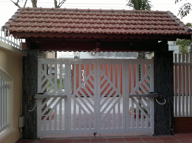 Lắp đặt cửa cổng tự động đẹp tại Đà Nẵng