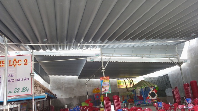 Mái xếp di động giá rẻ tại Đà Nẵng